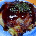 ちくわ君's cooksnap of when they made 関西人の豚玉　簡単☆お好み焼き ホットプレートで～.