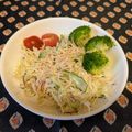 龍青空ママ's cooksnap of when they made サラダに桜えび(小えび)をかける！！.