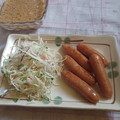 ﾁｲﾁｬﾝﾏﾏ's cooksnap of when they made 焼きソーセージ♪.