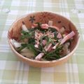 オレンジリング's cooksnap of when they made さっぱり☆大根とハムのⓦ紫蘇サラダ.
