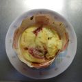 くばちん's cooksnap of when they made ふんわり春の♡いちごマフィン.