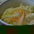な～お70's cooksnap of when they made 大根皮のゆず茶酢和え.