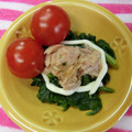 るらちゃん's cooksnap of when they made ほうれん草のツナマヨ和え.