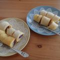 Nekozame's cooksnap of when they made ☆白玉だんごのホットケーキまき☆.