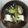 チョコみーさん's cooksnap of when they made 妊婦さんに♪小松菜と豆腐のあっさり煮.