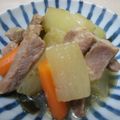 微笑む太陽's cooksnap of when they made ニンニク風味の、塩豚と大根・人参の煮物.