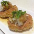 papikun's cooksnap of when they made さっぱりヘルシー★ごまごま鶏バーグ.