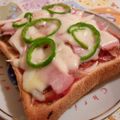 rie-tin's cooksnap of when they made ピザソースが無くても大丈夫！ピザトースト.