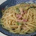 CoffeeCoco's cooksnap of when they made 余り物とは思えない長ネギのマヨネーズ風パスタ.