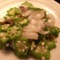 tomokoshiawase's cooksnap of when they made 絶品☆イカの昆布オクラ和え＜コ:彡.