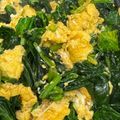 なーなちゃん's cooksnap of when they made オイ×マヨで♡ほうれん草たまご炒め.