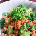 羽尼うに's cooksnap of when they made 菜の花と鮭のゴマ油からし風味寿司.