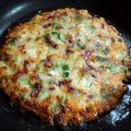 にゅあ's cooksnap of when they made 授業で習った★簡単★海鮮チヂミ.