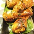 saki1010's cooksnap of when they made 手羽元の照り焼き★大葉にんにく醤油.