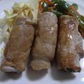 mametan429's cooksnap of when they made 豚のしそチーズ巻き.