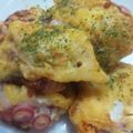 megumage's cooksnap of when they made 敏子ちゃんの☆タコピカタ.