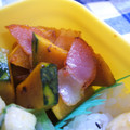 チィチィ９２０'s cooksnap of when they made かぼちゃとベーコンのさっと炒め♪簡単♪.