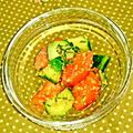 imoco92's cooksnap of when they made キューリとトマトの大葉サラダ.