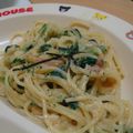 nekojunko's cooksnap of when they made 簡単ツナとホウレン草のクリームパスタ.