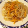 元's cooksnap of when they made れんこん・にんじん・ごぼうの炒めサラダ.
