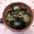 すがみほ's cooksnap of when they made わかめとキュウリの酢の物.
