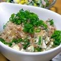 京都二人暮らしの食卓's cooksnap of when they made 豆腐納豆ちりめんじゃこの混ぜるだけ～♪.