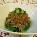 バカリャウ's cooksnap of when they made ニラえのき納豆.
