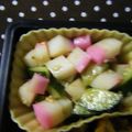 3姉妹ちゃんママ's cooksnap of when they made きゅうり・かまぼコロコロ胡麻和え.