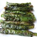 しおりのテーマ's cooksnap of when they made 青じそのいんげん巻き.