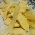 izou's cooksnap of when they made ササミとウドの塩酢炒め.