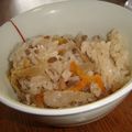 mokun's cooksnap of when they made ごぼうと挽き肉の炊き込みご飯.