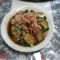 reonminineko's cooksnap of when they made なす入り煮やっこ.