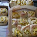 ：anne：'s cooksnap of when they made ☆りんごとサツマイモパン☆.
