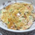 ＊あみねこ＊'s cooksnap of when they made 蒸しもやしのカニ玉乗せ☆.
