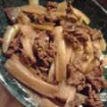 時花菜's cooksnap of when they made ウドと牛肉のきんぴら.