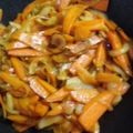 えじえじえじそん's cooksnap of when they made にんじんとたまねぎのピリ辛炒め.