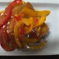 ぁきｯﾍﾟ's cooksnap of when they made パプリカと胸肉のヘルシー油淋鶏.
