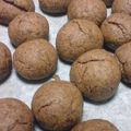 みなぎ♪'s cooksnap of when they made さくさく☆チョコモカスノーボール.