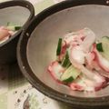 3mamakuma's cooksnap of when they made きゅうりとタコとかにかまのお酢なサラダ.