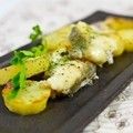 uronn's cooksnap of when they made たらとジャガイモのカマンベールチーズ焼き.
