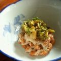 桃がいいなあ。's cooksnap of when they made 蕗の薹の油炒め入り納豆.