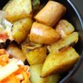 あまぐりぐり's cooksnap of when they made じゃがいもとウインナーのカレー風味.