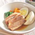 たま飯＊たま's cooksnap of when they made 茹で塩豚で角煮.