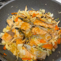 ゆきぽん030210's cooksnap of when they made 秋鮭のみそマヨちゃんちゃん焼き.