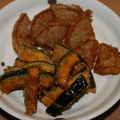 うーたん1014's cooksnap of when they made たこ焼き粉で野菜の天ぷら( *゜∇)/☆.