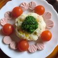 ななこ２２'s cooksnap of when they made キャラ弁に魚肉ソーセージの飾り切り　2.