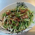 ゆりYO船長's cooksnap of when they made カリカリベーコン＆じゃこ＆水菜の和え物.