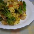 aiko魂's cooksnap of when they made エビとブロッコリーの中華炒め.