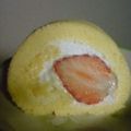 キシぽん's cooksnap of when they made 卵１個でシフォンなロールケーキ.