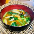 料理男子部🍻's cooksnap of when they made 小松菜としめじのお味噌汁.